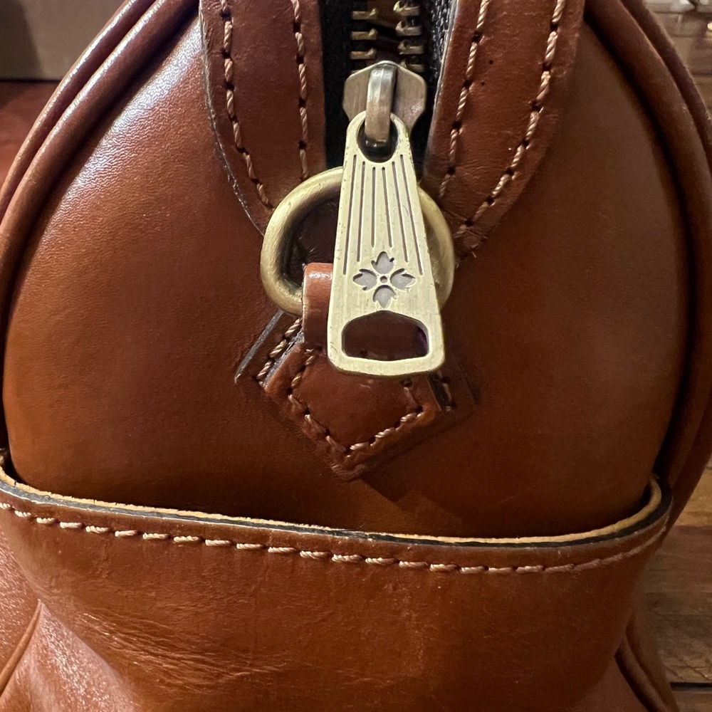 Patricia Nash Brown Leather Satchel